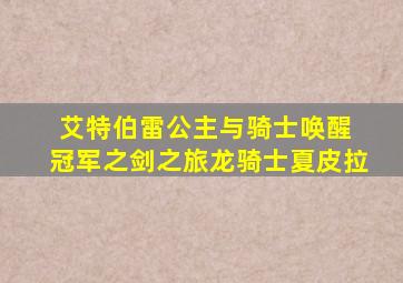 艾特伯雷公主与骑士唤醒 冠军之剑之旅龙骑士夏皮拉